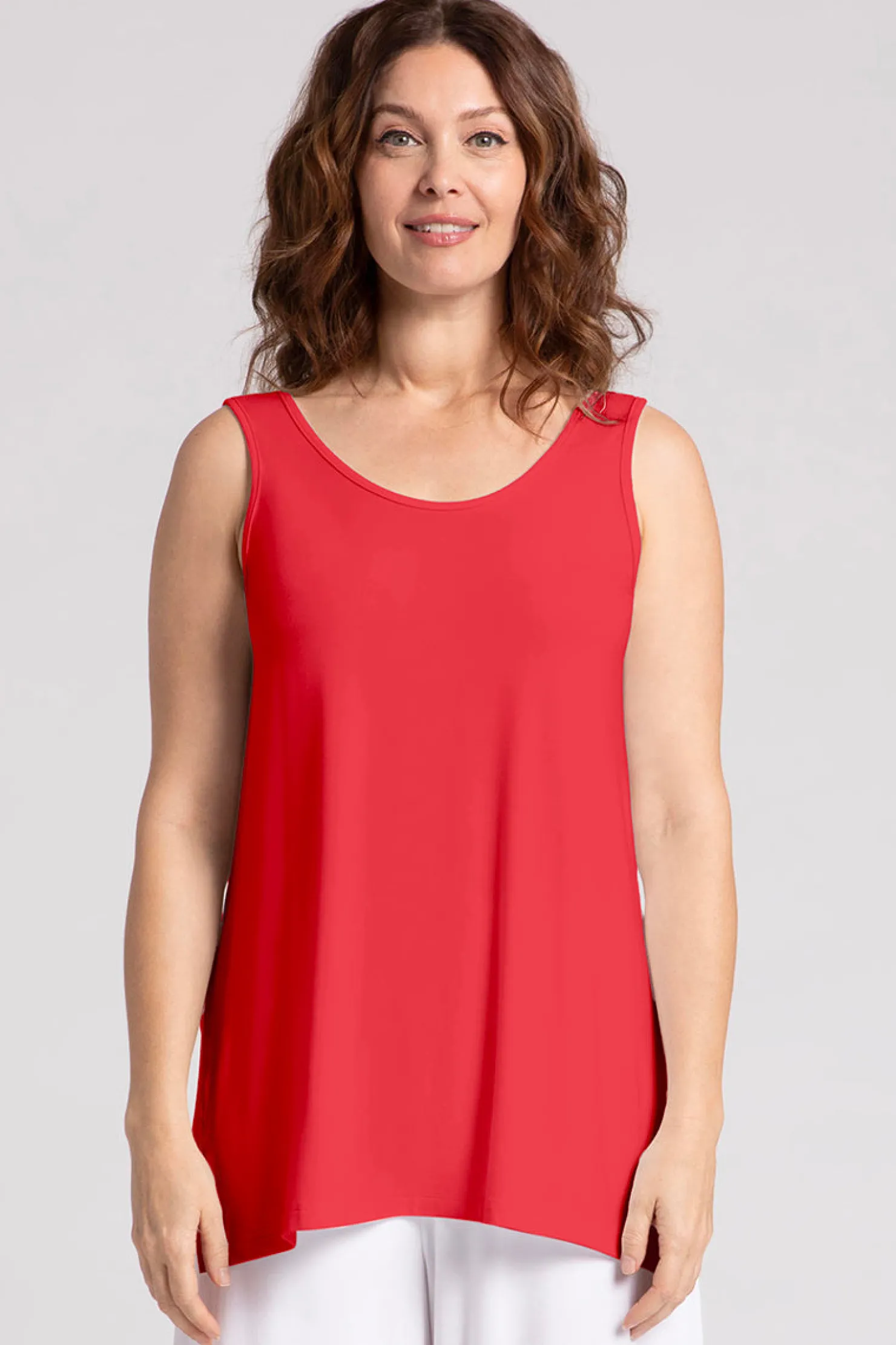 Sympli Tops>Bamboo Reversible Go To Tank Lipstick