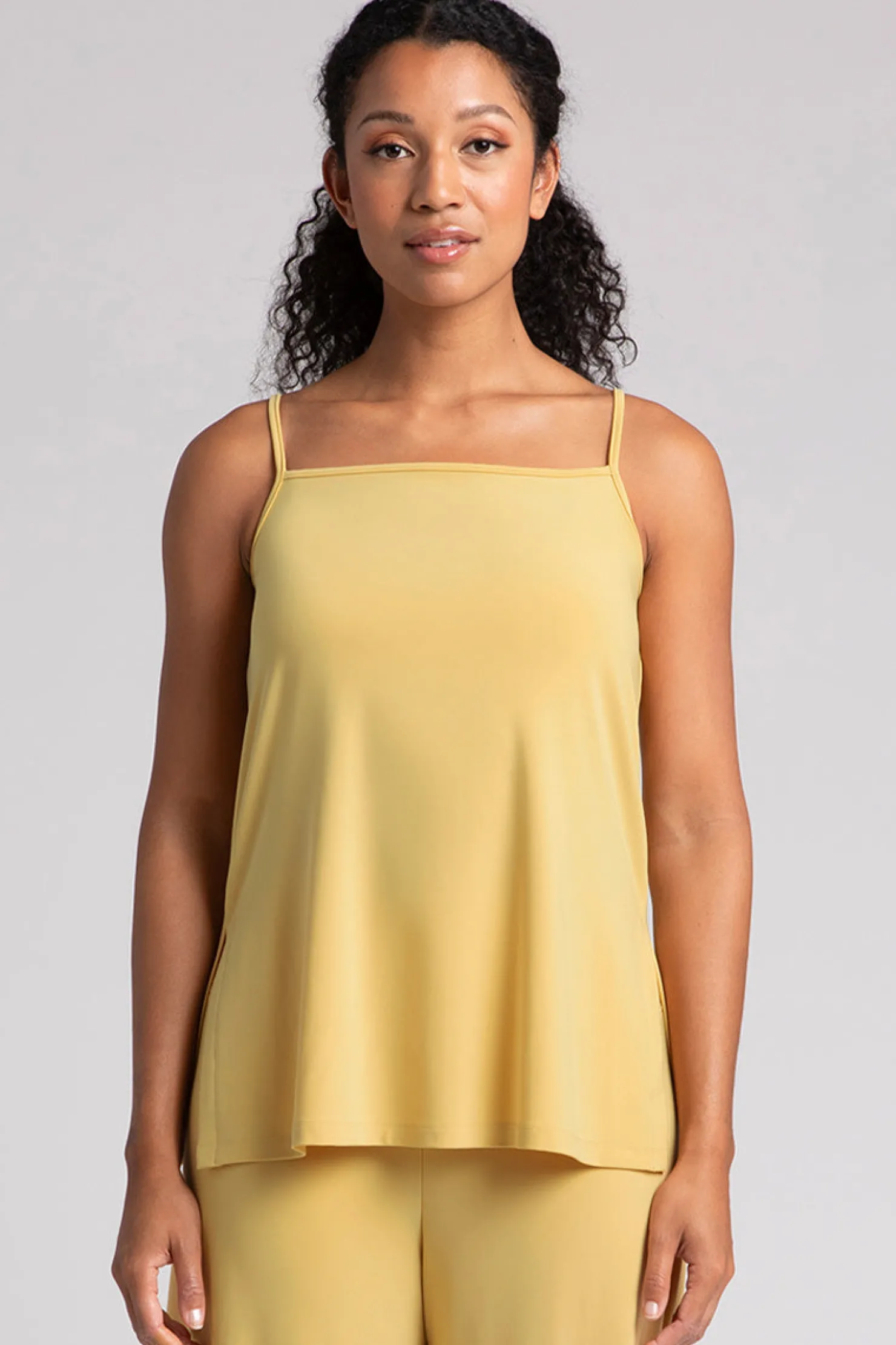 Sympli Tops>Cami Marigold