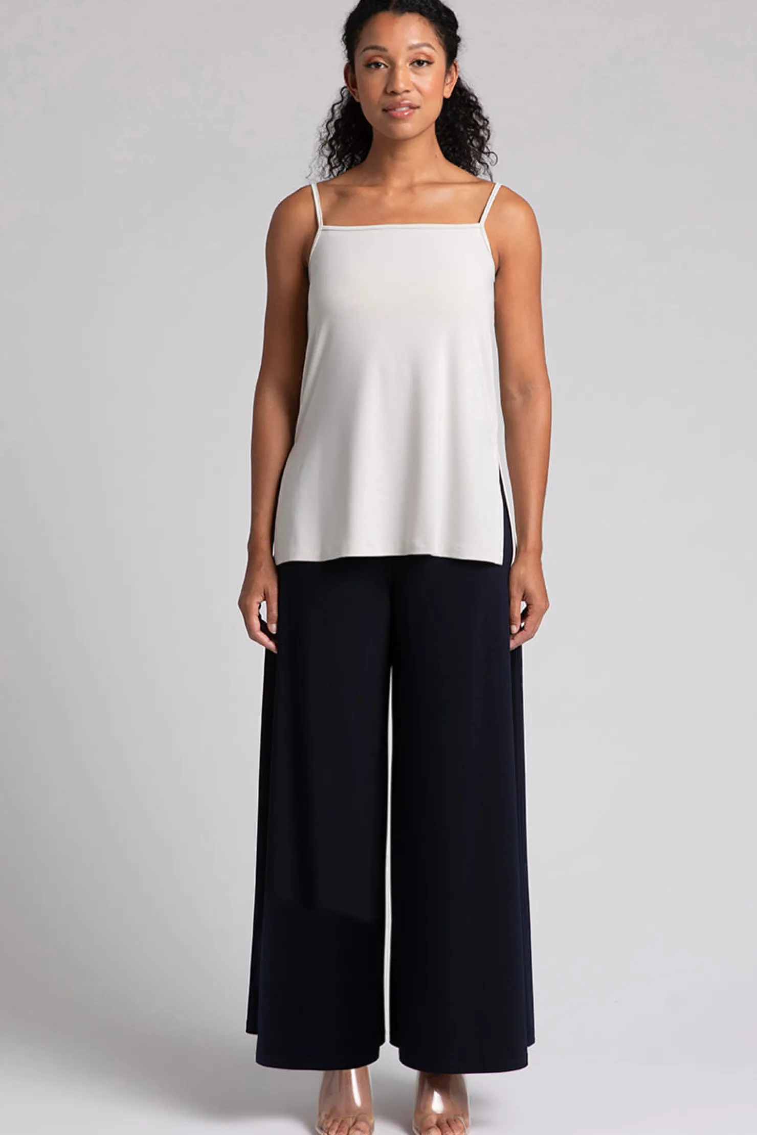 Sympli Tops>Cami Cashew