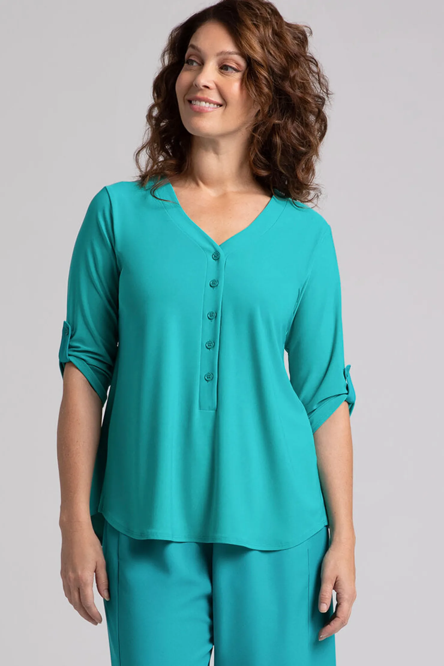 Sympli Tops>Convoy Henley Gem