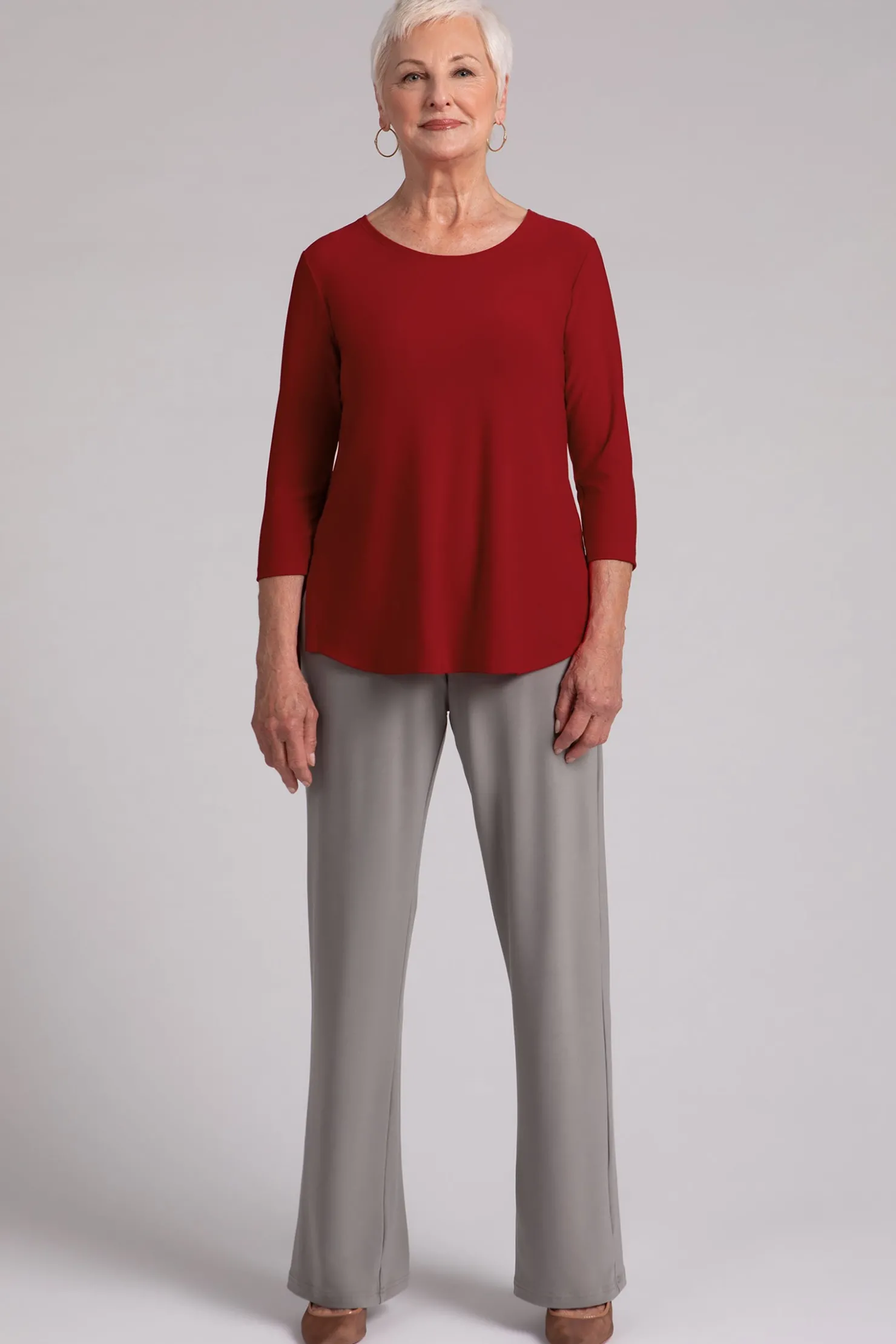 Sympli Tops>Go To Classic T Relax Red
