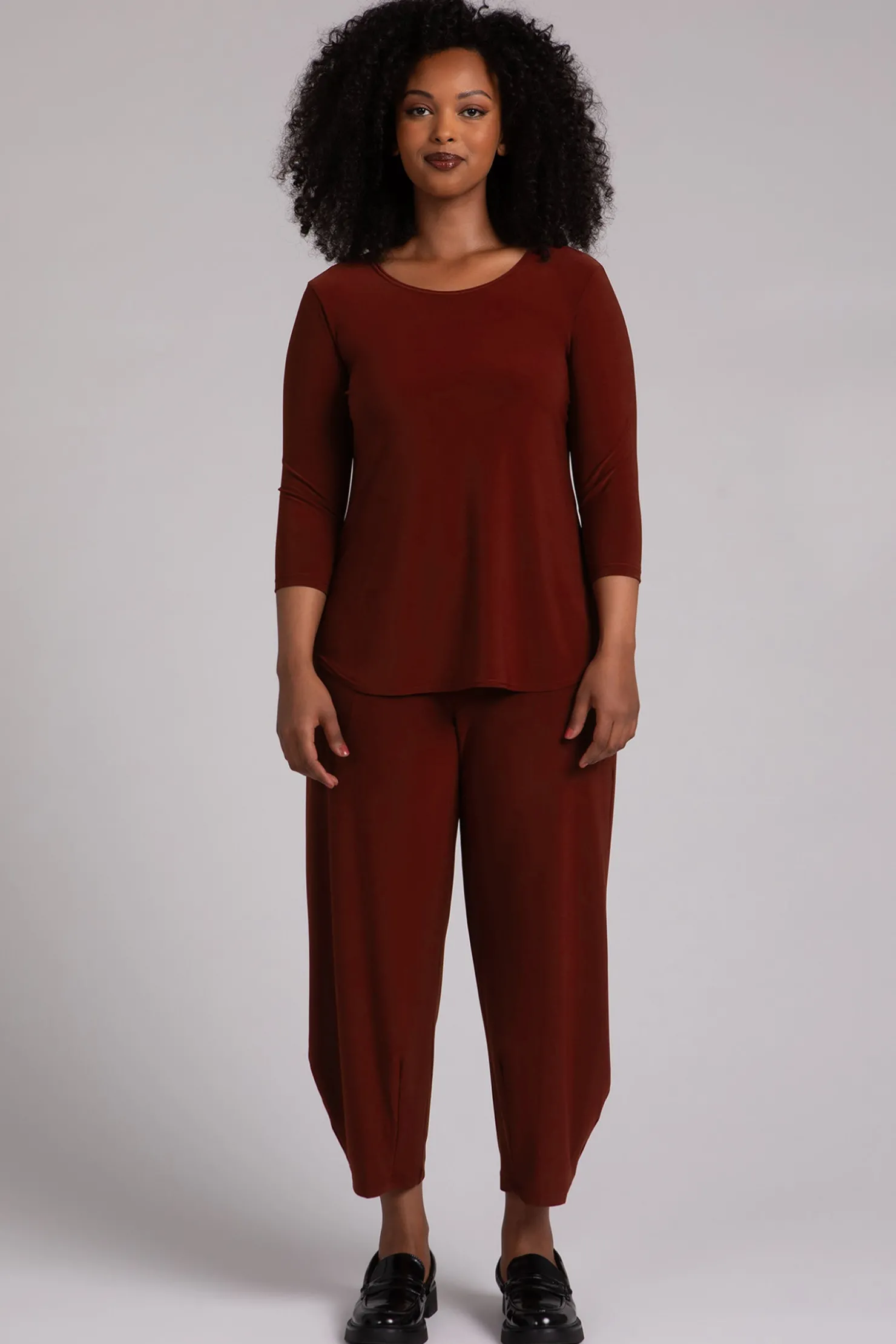 Sympli Tops>Go To Classic T Relax Rust