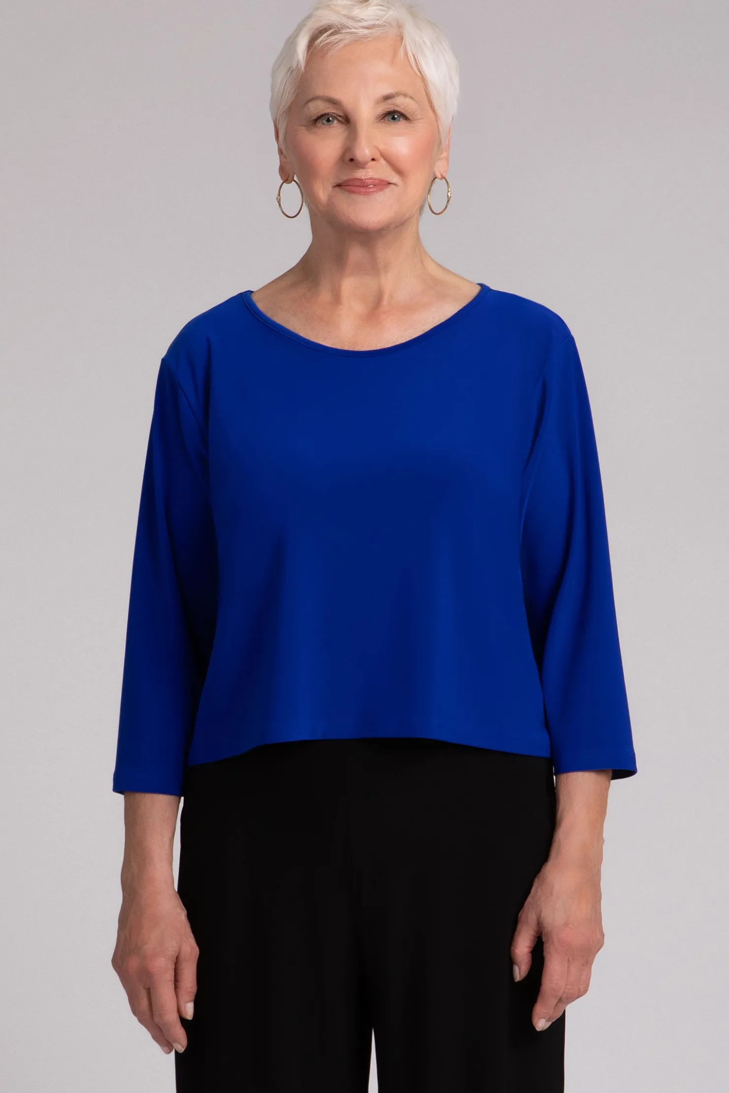 Sympli Tops>Go To Cropped T Lapis