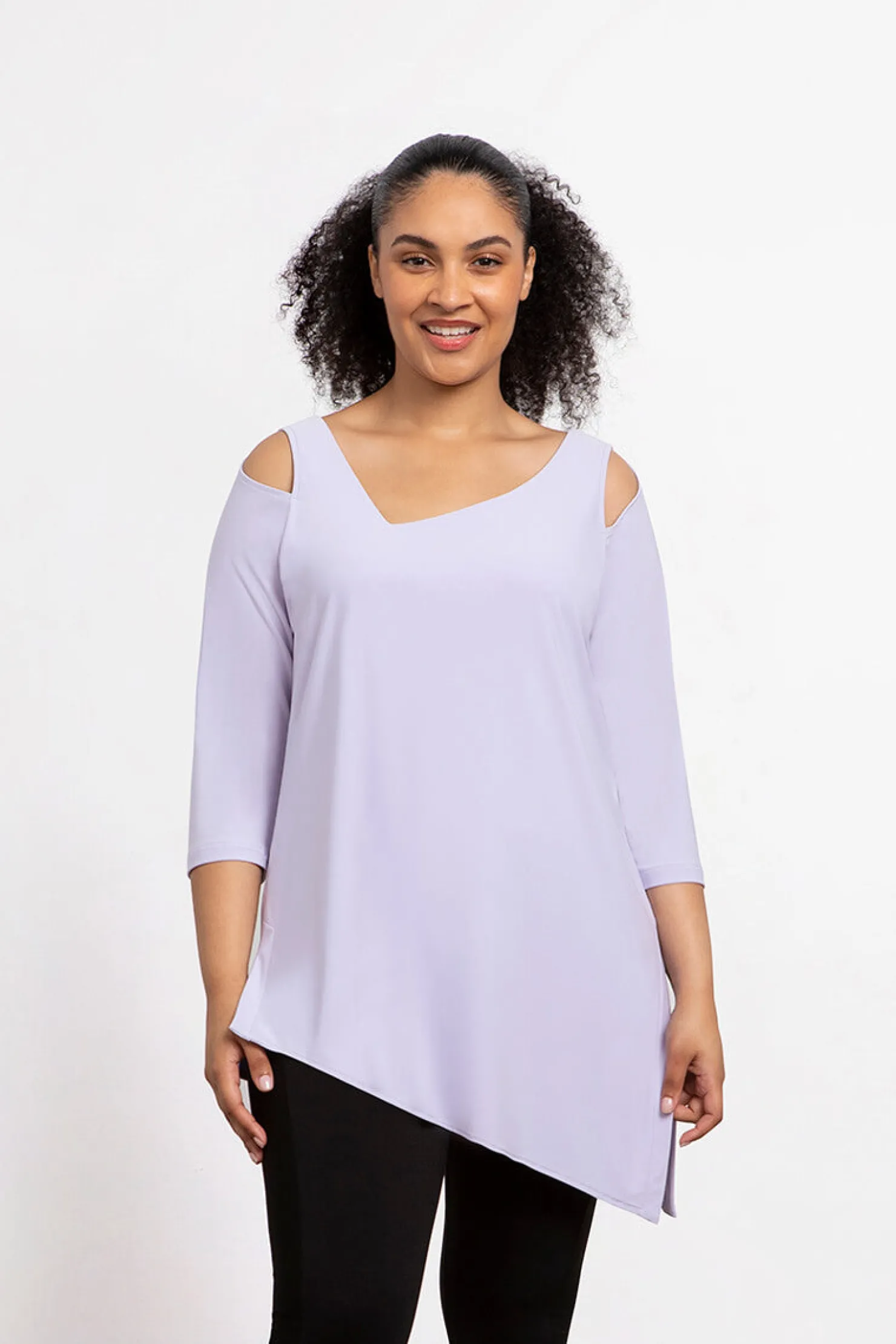 Sympli Tops>Nu Focus Tunic Lavender