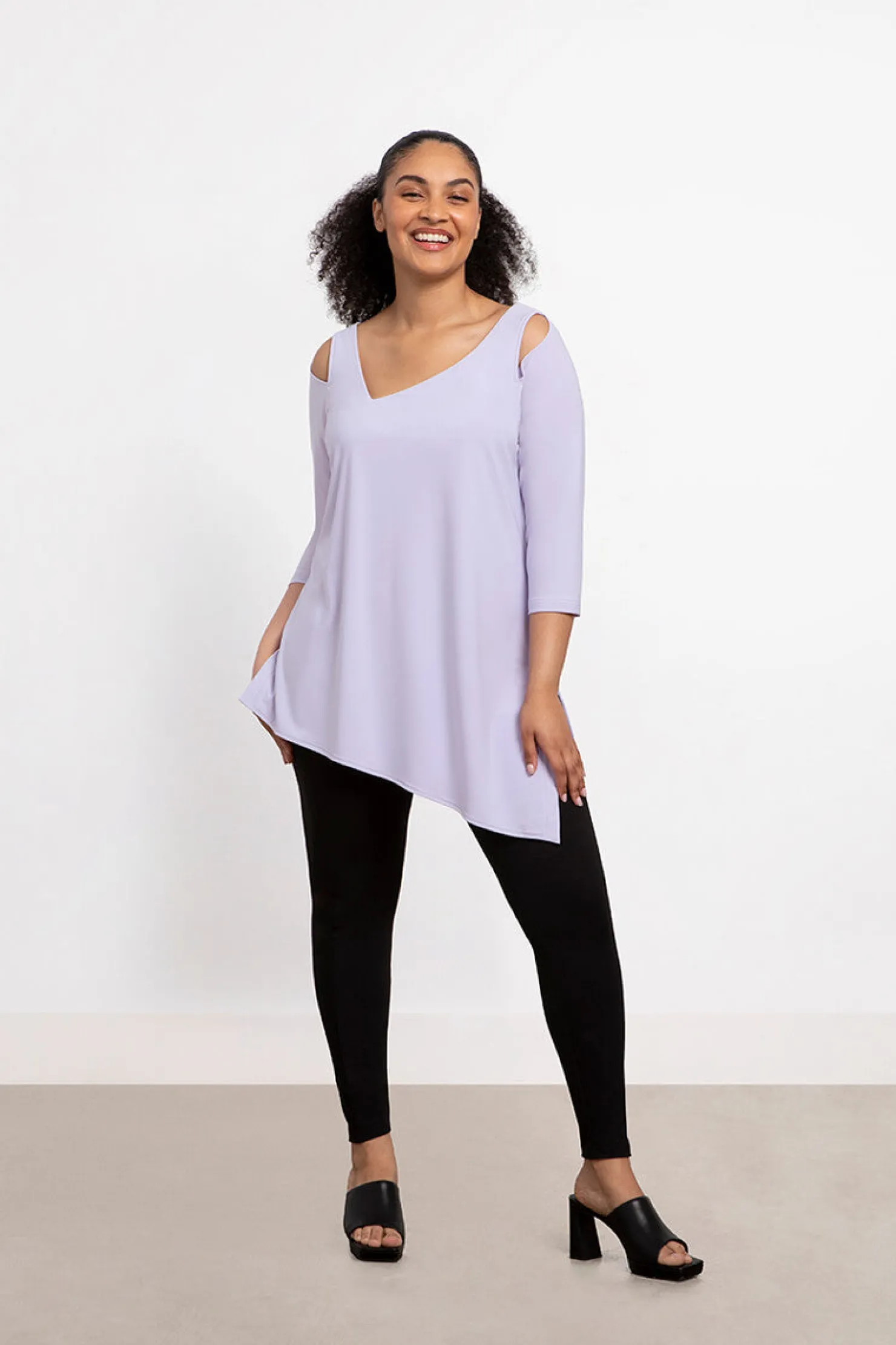Sympli Tops>Nu Focus Tunic Lavender
