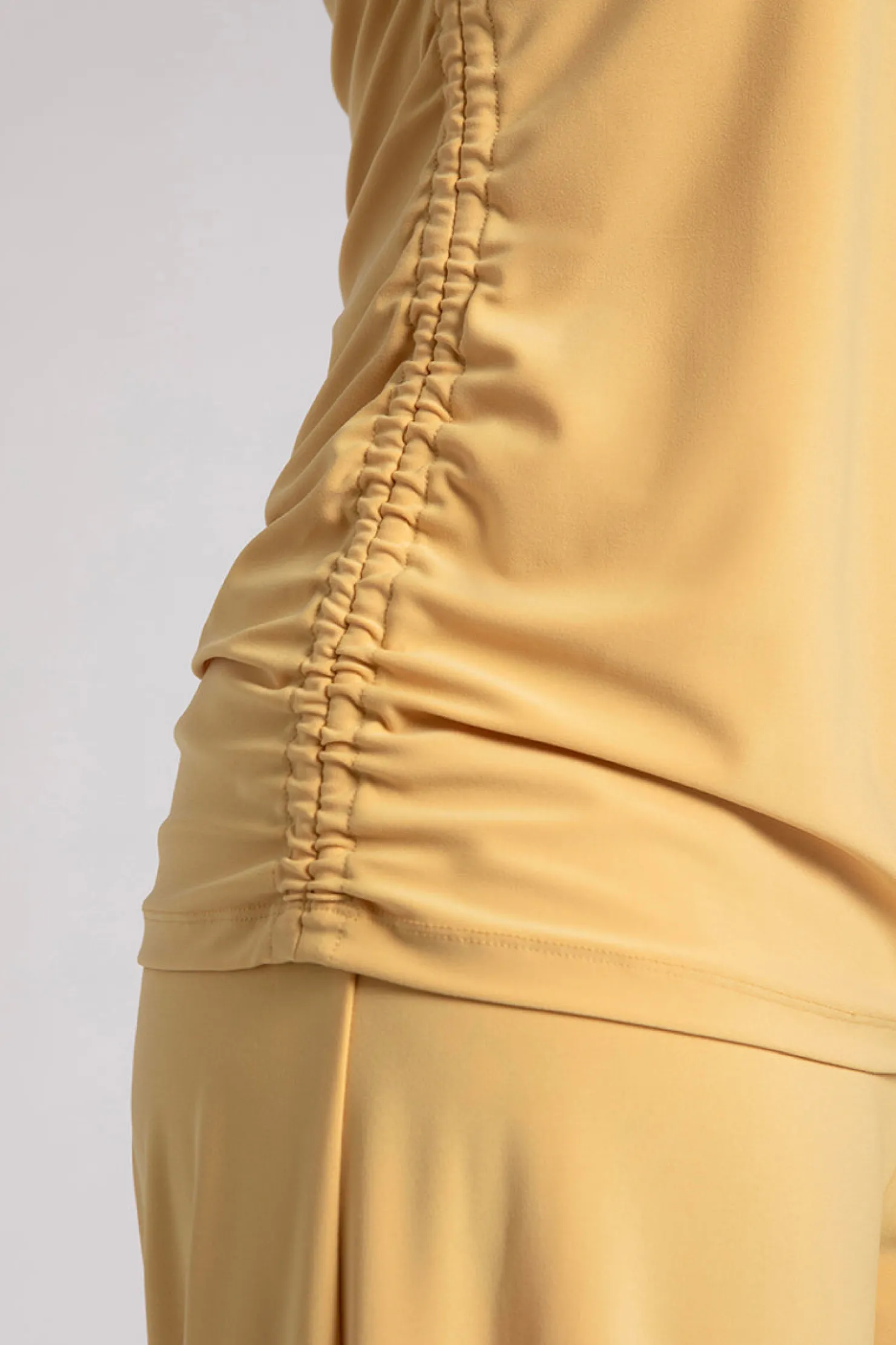 Sympli Tops>Slim Fete Sleeveless Top Marigold